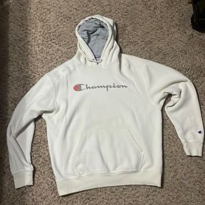 Cream colored Champion Sweater
